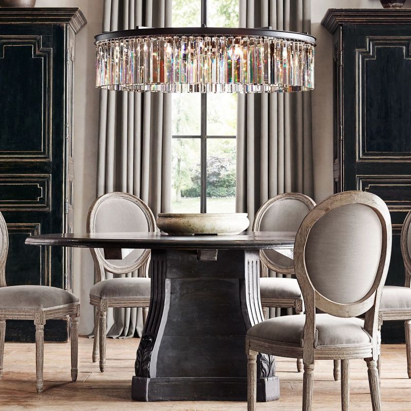 Della Single Layer Round Chandelier