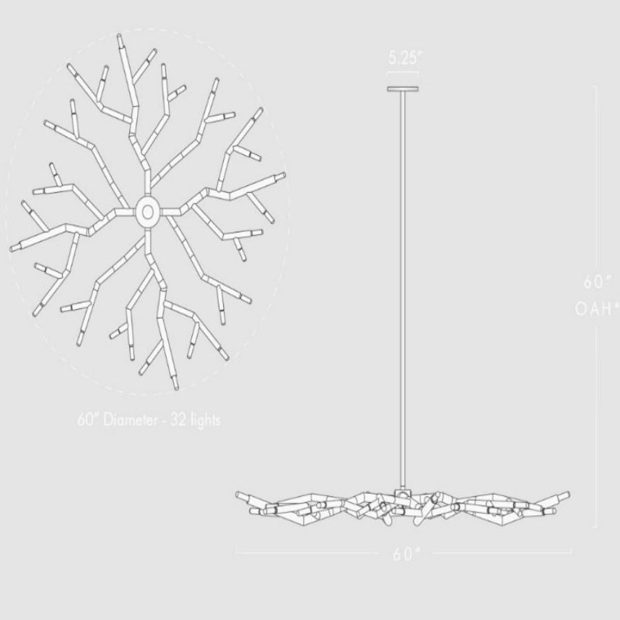 Flora Circular Chandelier