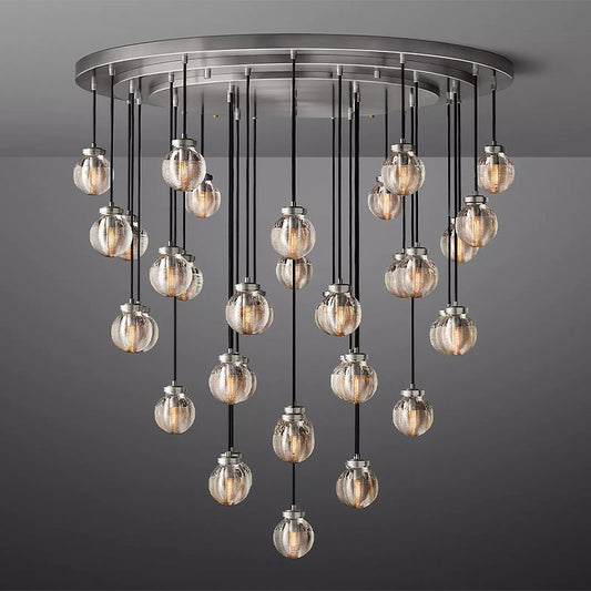 Popular Pearl Ball Round Chandelier 48"