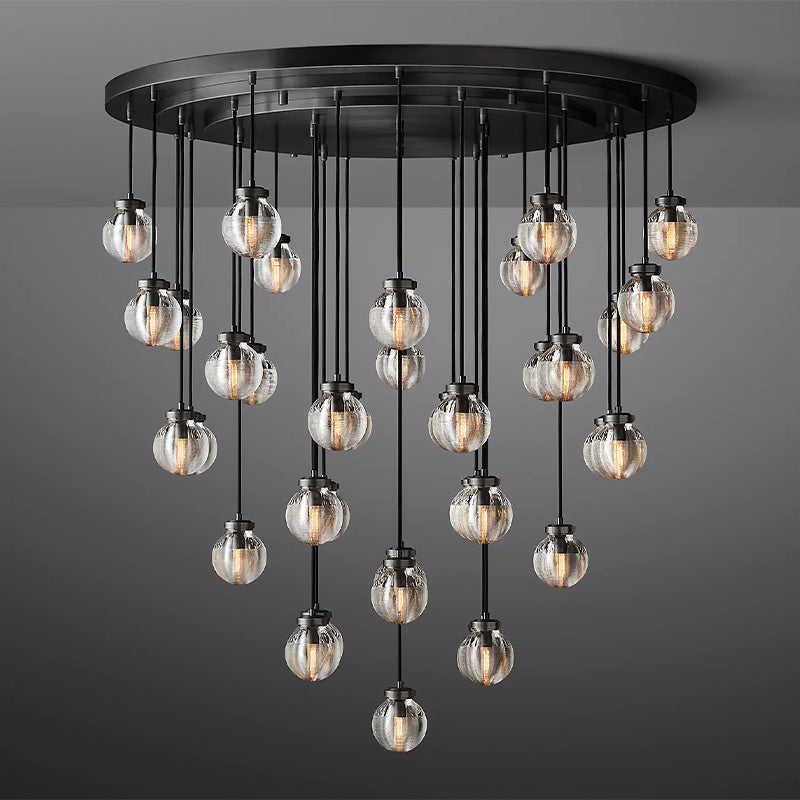 Popular Pearl Ball Round Chandelier 48"