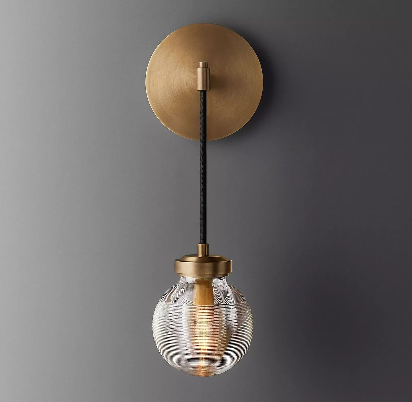 Popular Pearl Glass Ball Single-Head Wall Sconce(Cord)