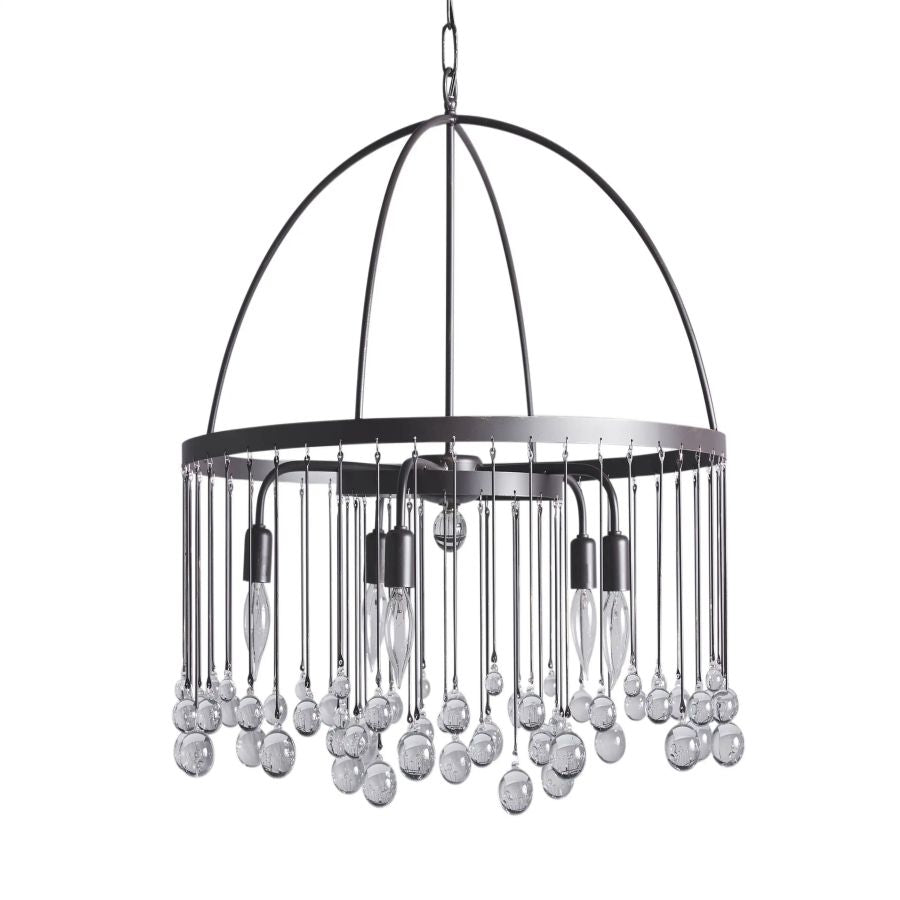 Hanson Round Glass Chandelier