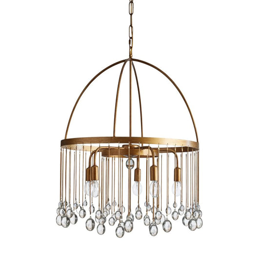 Hanson Round Glass Chandelier