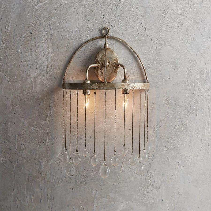 Hanson Glass Wall Sconce