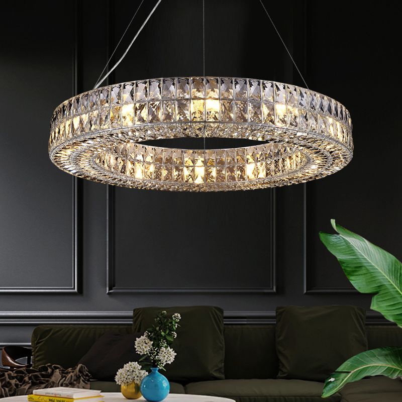 Gadsden Crystal Round Chandelier 32"D,44"D,59"D