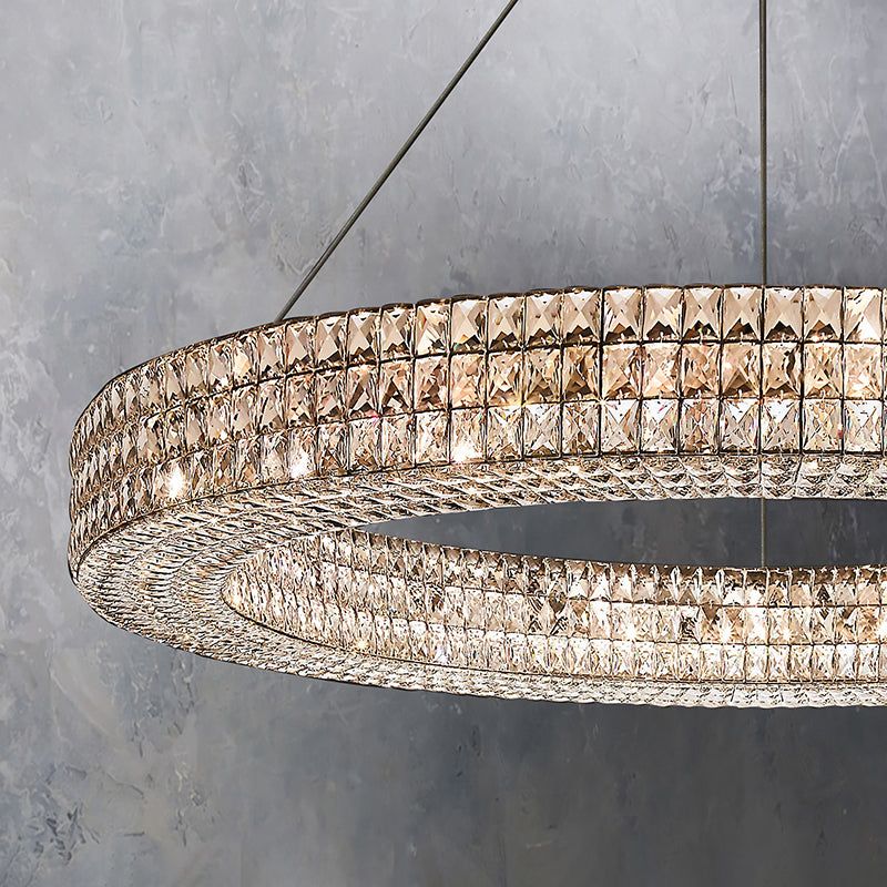 Gadsden Crystal Round Chandelier 32"D,44"D,59"D