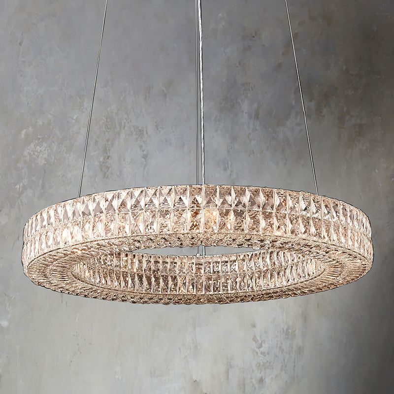 Gadsden Crystal Round Chandelier 32"D,44"D,59"D