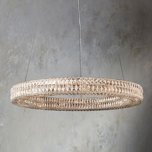 Gadsden Crystal Round Chandelier 32"D,44"D,59"D