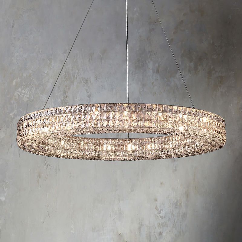 Gadsden Crystal Round Chandelier 32"D,44"D,59"D