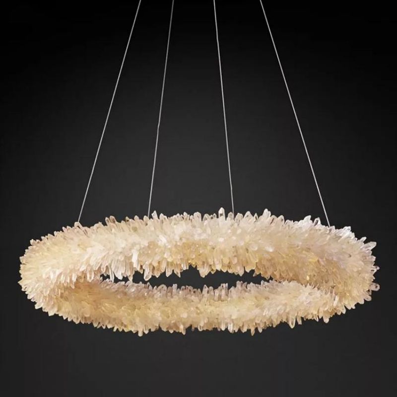 Gina Crystal Halo Chandelier