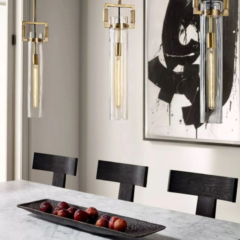 Harper Modern Cylinder Pendant Light for Dining & Kitchen