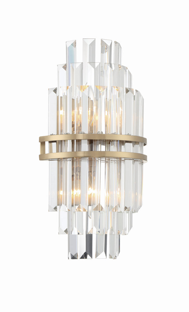 Hayes Crystal 2 Light Wall Sconce