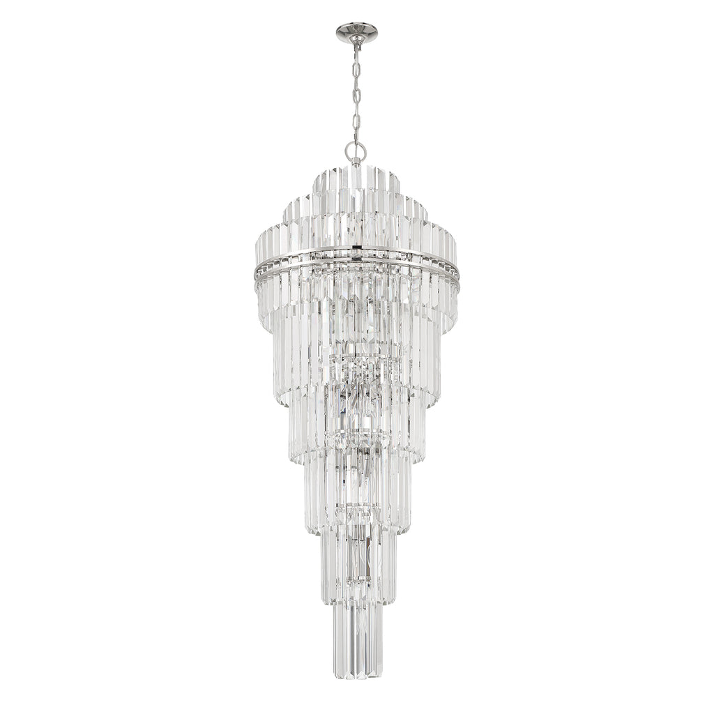 Hayes Multi-Layer Crystal 31 Light Chandelier