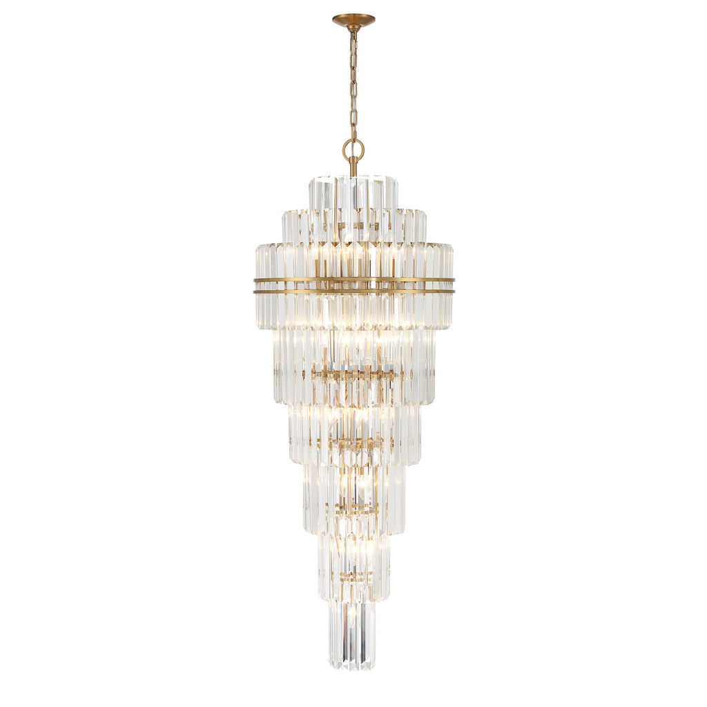 Hayes Multi-Layer Crystal 31 Light Chandelier