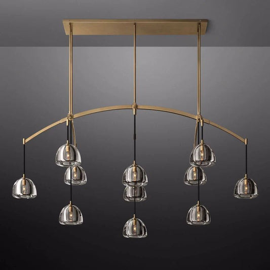 Hemisphere Linear Chandelier 72''