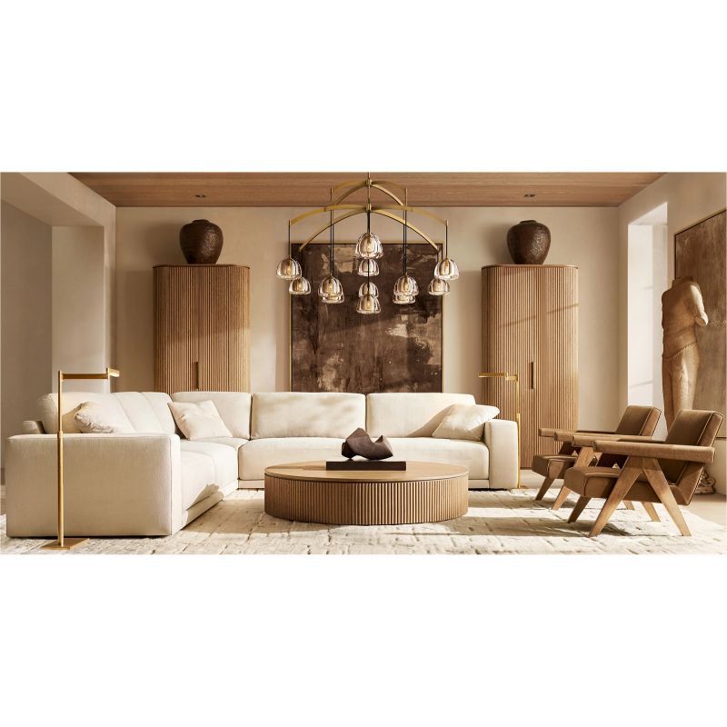 Hemisphere Round Chandelier 36''