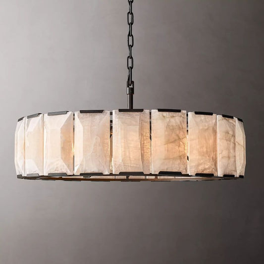 Paula Calcite Round Chandelier