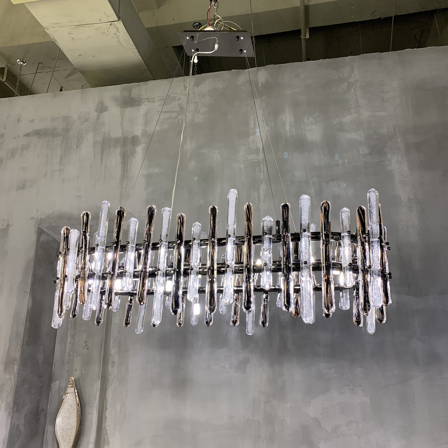 Sanjil Linear Glass Chandelier