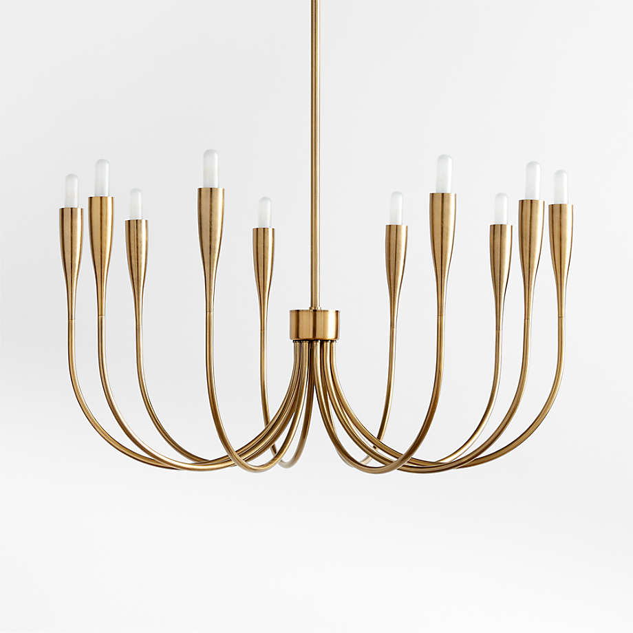 Iiona Small Brass Chandelier Light