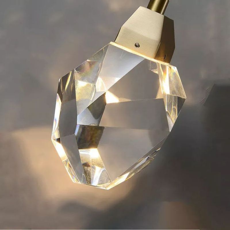 Irene Faceted Crystal Prisms Pendant