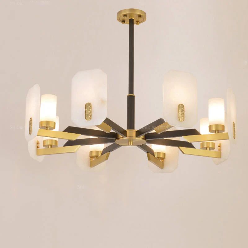 Janina Alabaster Round chandelier