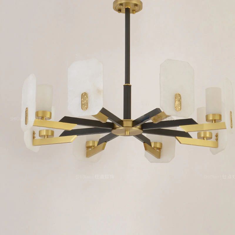 Janina Alabaster Round chandelier