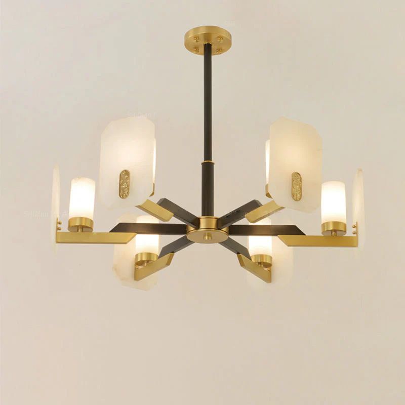 Janina Alabaster Round chandelier