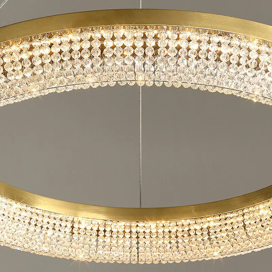 Julian Modern Crystal Round Chandelier