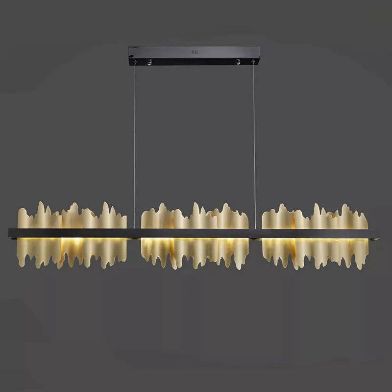 Elvira Modern Sculpture Linear Chandelier