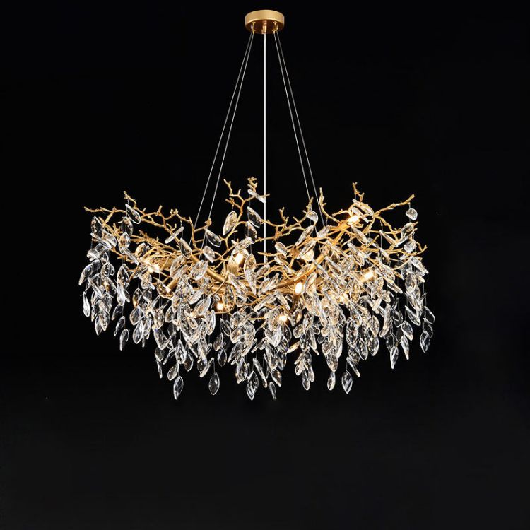 Eileen Gold Tree Branch Ceiling Chandelier