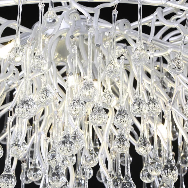 Tanner Modern Raindrop Branch Crystal Chandelier 48" L