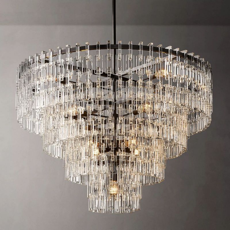 Maggie 4-Tier Round Chandelier 48"