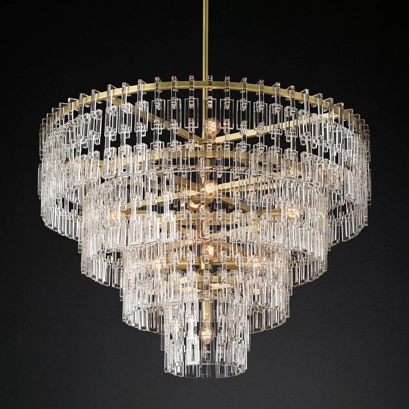 Maggie 4-Tier Round Chandelier 48"