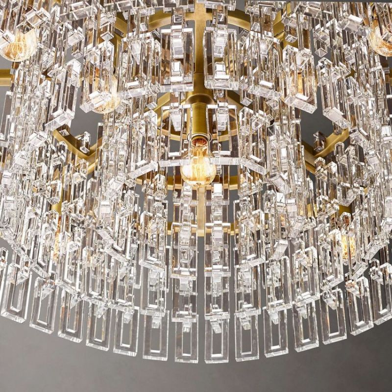 Maggie Crystal Round Chandelier 36"