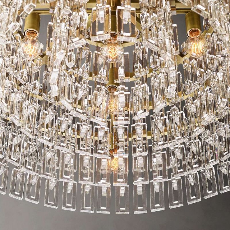 Maggie Crystal Round Chandelier 48"