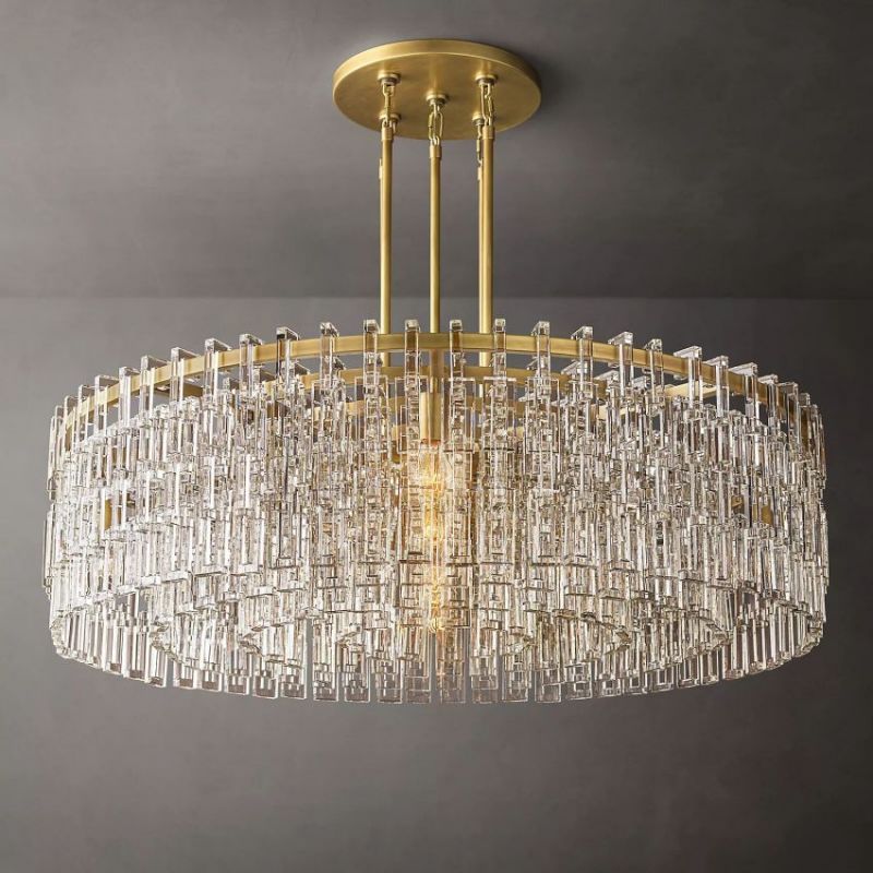 Maggie Crystal Round Chandelier 48"