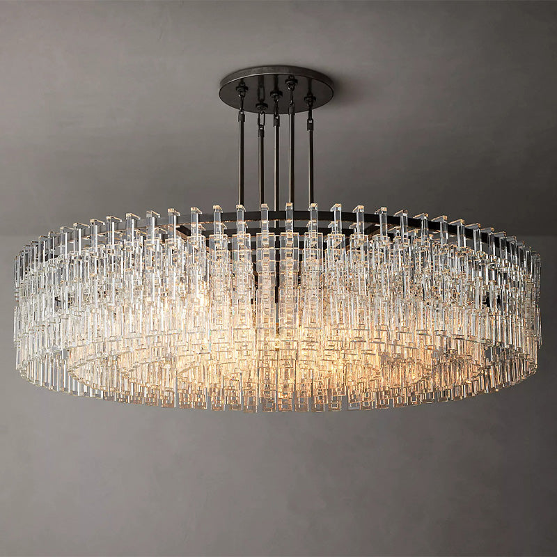 Maggie Crystal Round Chandelier 60"