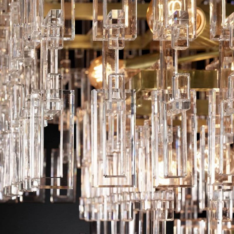 Maggie Rectangular Chandelier 60"