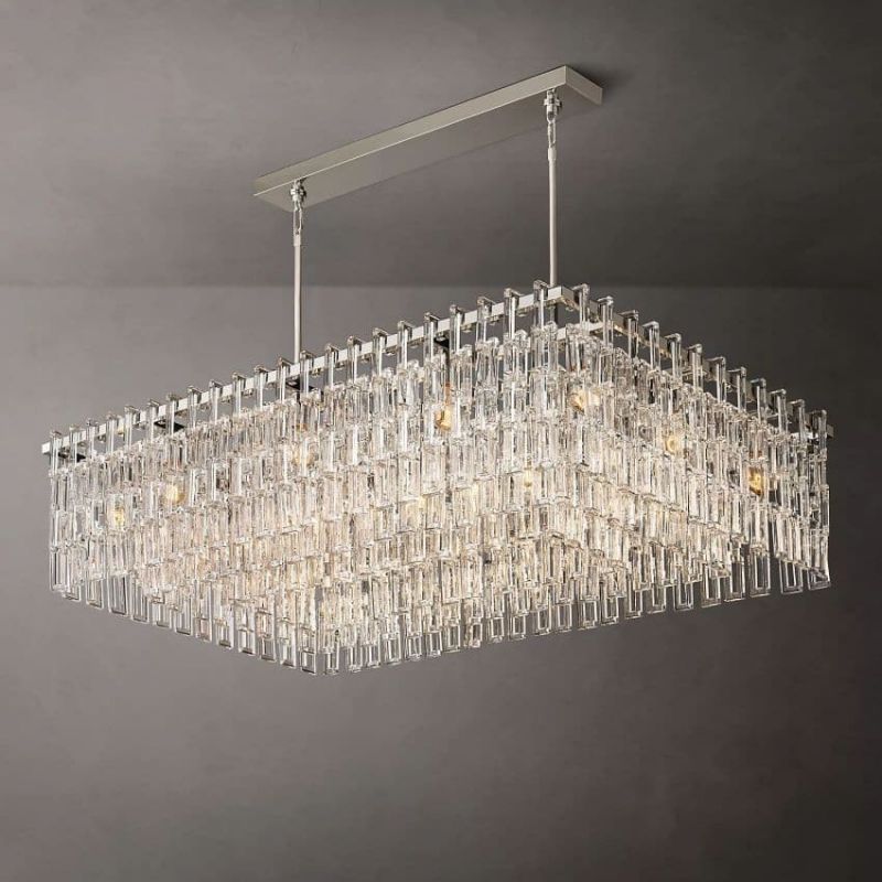 Maggie Rectangular Chandelier 60"