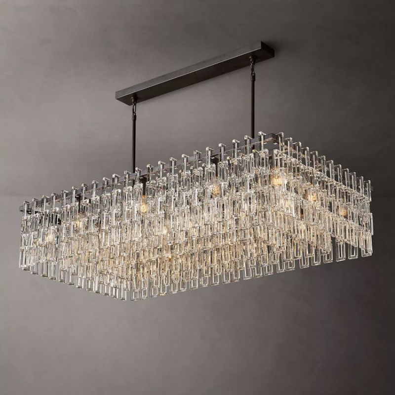 Maggie Rectangular Chandelier 60"