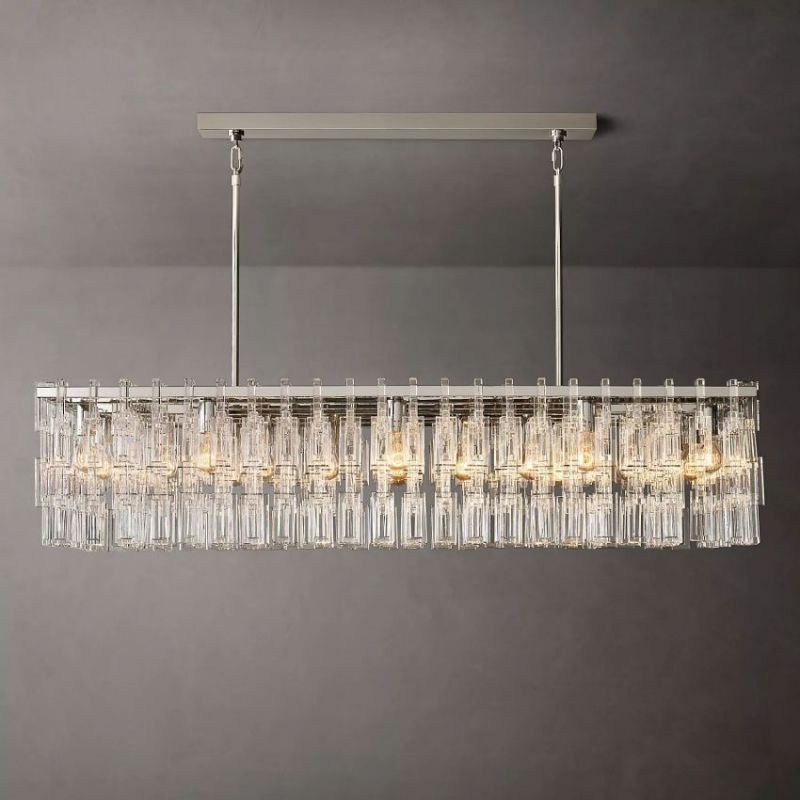 Maggie Rectangular Chandelier 72"