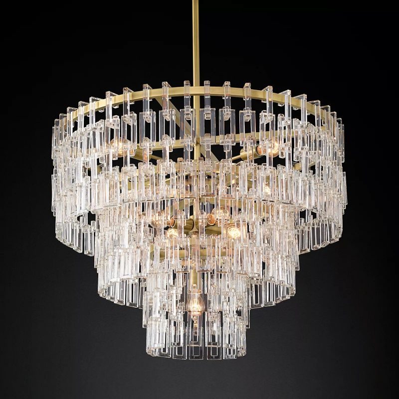 Maggie 3-Tier Round Chandelier 36"