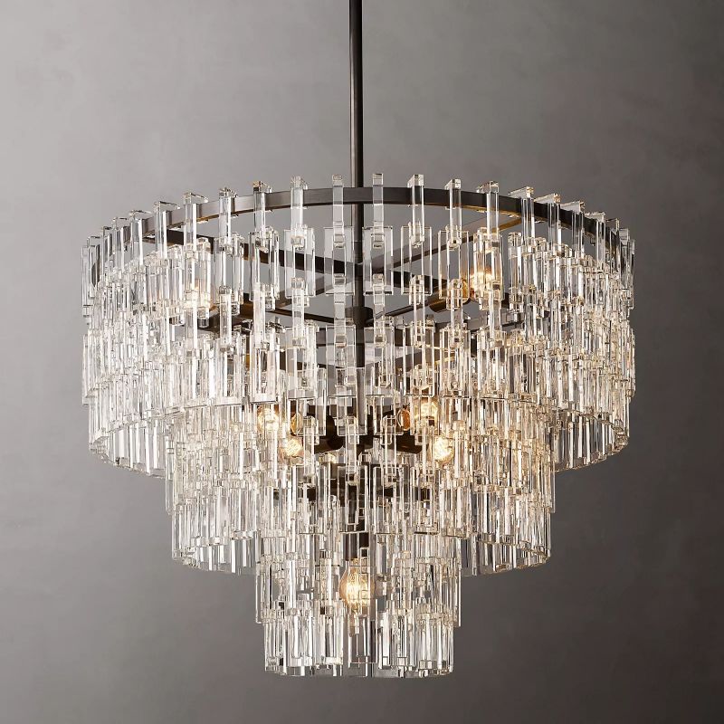 Maggie 3-Tier Round Chandelier 36"