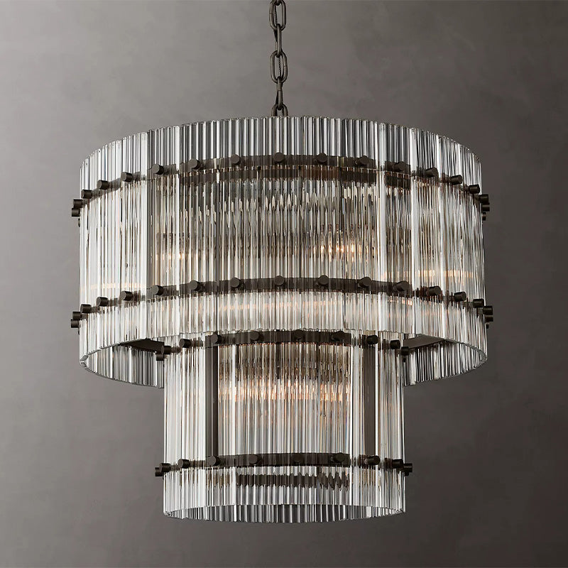 Mervin 2-Tier Round Chandelier 22"