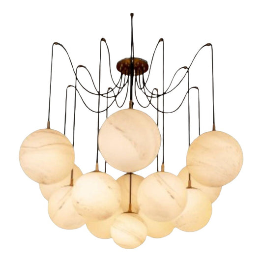 Alabaster Ball Chandelier