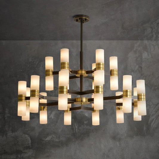 Moral Alabaster Round chandelier