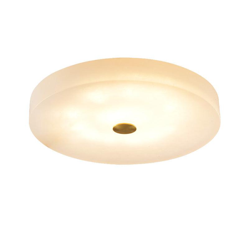 Alabaster Recessed Circular LED Chandelier