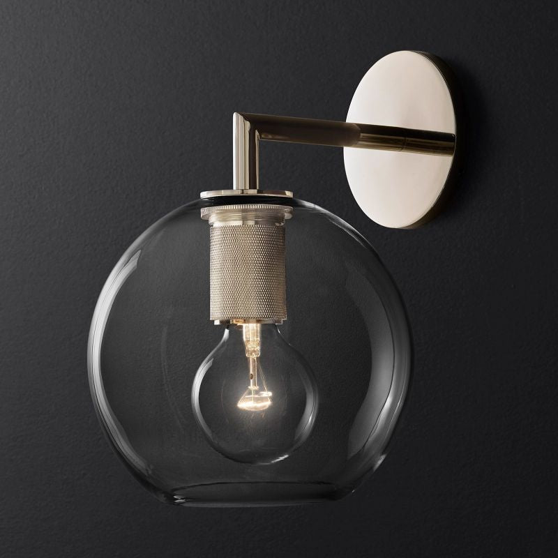 Navier Globe Shade Sconce