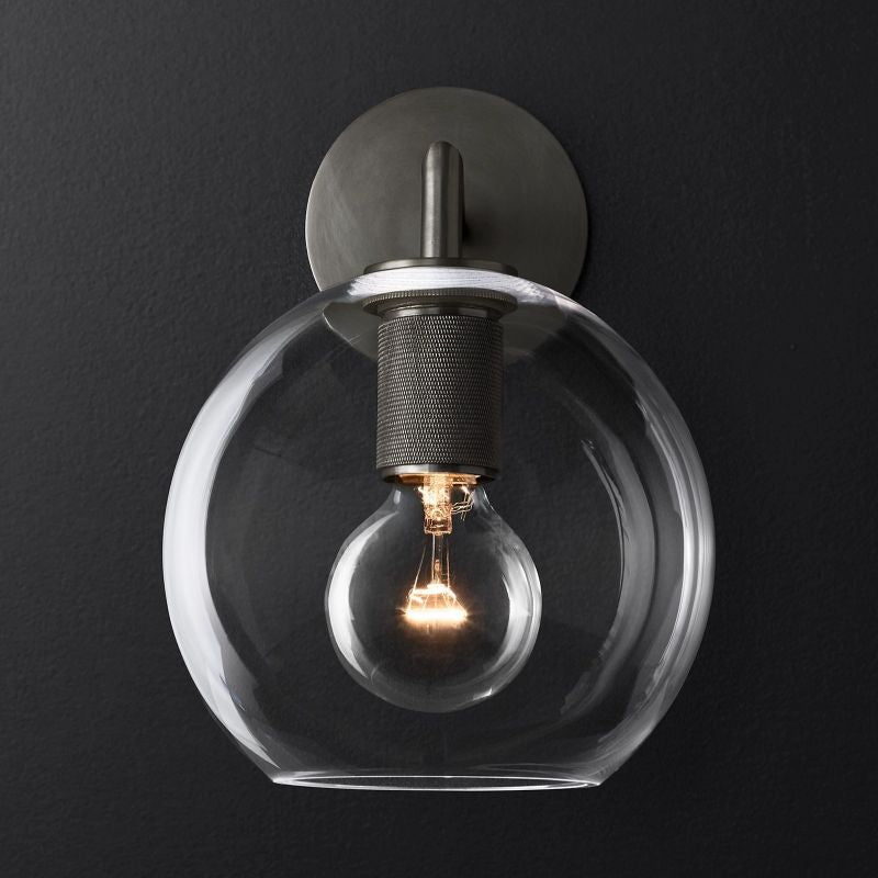 Navier Globe Shade Sconce