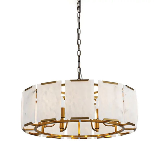 Galisa Alabaster Round Chandelier